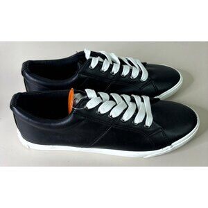 Rocket Dog Women Sz 11 Campo Cadet Fashion Sneaker Shiny Black Lace Up NWT